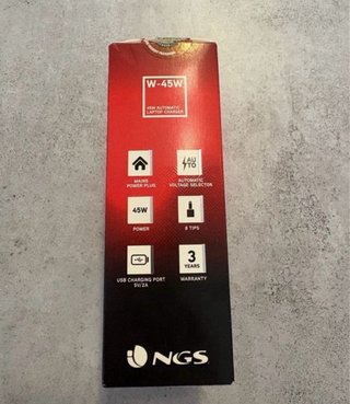Cargador Portátil NGS 45W Automático