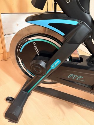 Bicicleta Estática Cecotec Negra y Azul