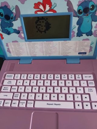 Ordenador Educativo Lexibook Stitch Bilingüe