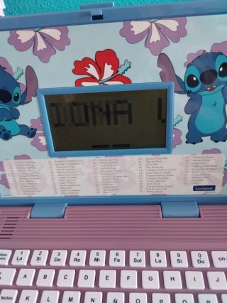Ordenador Educativo Lexibook Stitch Bilingüe