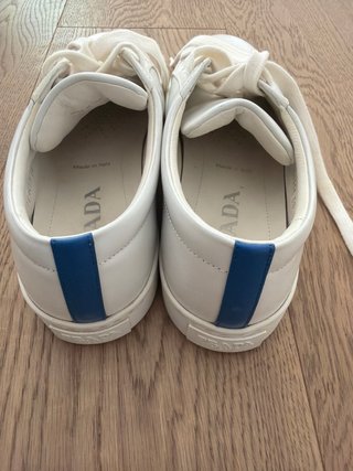 Zapatillas Prada Mujer Blancas y Azules