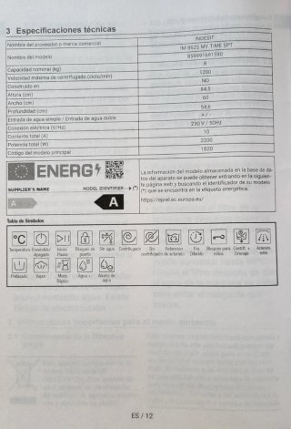 Lavadora Indesit 8 kg