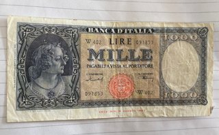 Lotto 10 Banconote Storiche Italiane 1946/1990