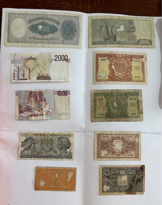 Lotto 10 Banconote Storiche Italiane 1946/1990