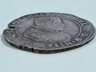 Medio ducatón de plata Felipe IV año 1662 Amberes