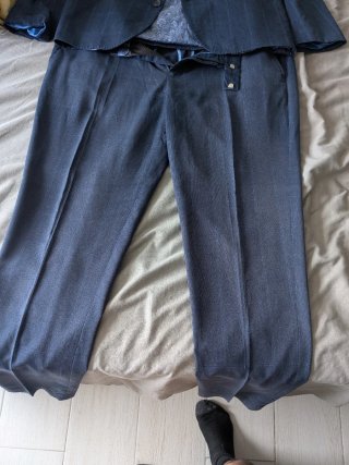 Traje de americana y pantalón azul