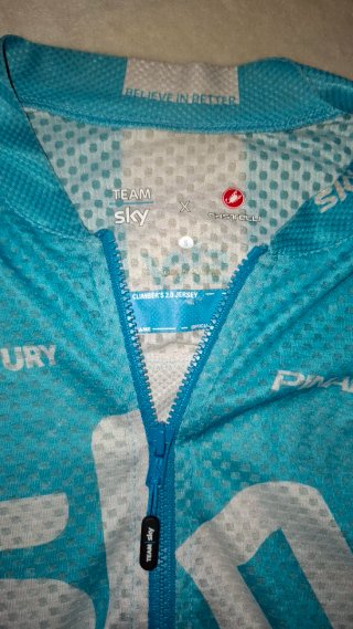 Maillot castelli Team Sky Azul talla S