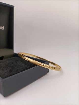 Pulsera Oro 18k -De Caña- 7,60gr