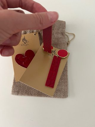 Pendientes piel rojos