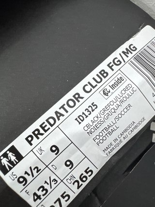 Zapatillas Fútbol Adidas Predator Unisex