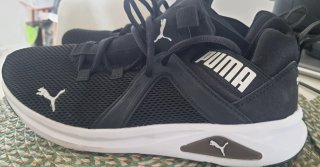 Sapatilhas Puma Pretas e Brancas unisex