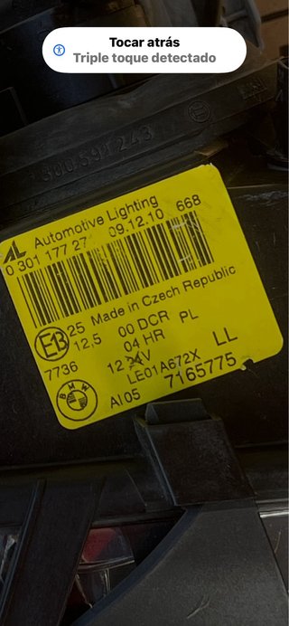 Faro derecho xenón  bmw e46