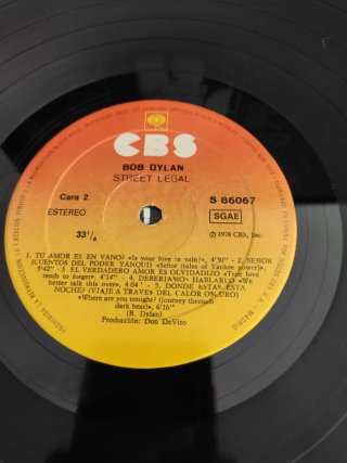 Vinilo Bob Dylan - Street Legal - CBS 1978