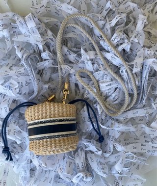 Mini cesto Christian Dior mimbre