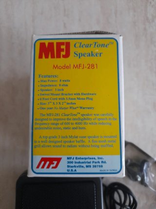 Altoparlante esterno MFJ 281 radioamatori