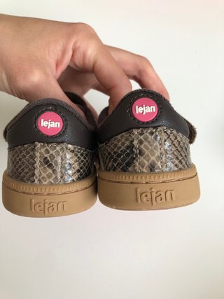 Zapatillas Lejan Talla 24 Efecto Piel Serpiente