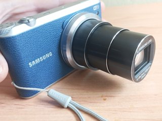 Samsung WB350F Cámara Digital Azul/Plata