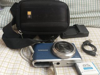 Samsung WB350F Cámara Digital Azul/Plata