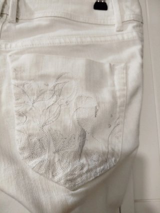 Pantalón Vaquero Blanco Salsa Talla 38