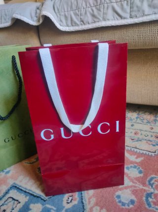 3 Bolsas de Regalo Gucci Pequeñas