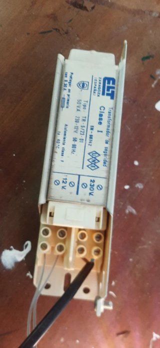transformadores bombillas halógenas