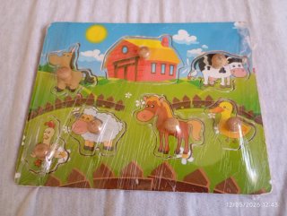 Puzzles  de madera animales y coches