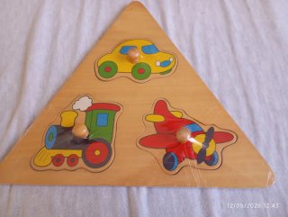 Puzzles  de madera animales y coches