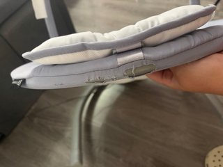 Columpio Kinderkraft gris con peluches