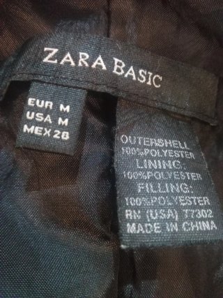 Chaqueta sintética con pelo
