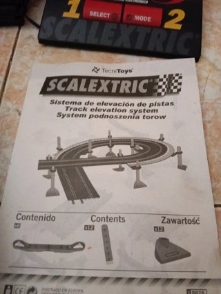 Lote Scalextric Sistema Elevación Pista