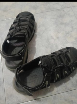 Sandalias Skechers Talla 41 Negro/Gris