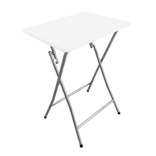 Mesa plegable blanca