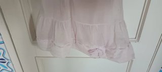 Ropa vintage azul, rosa, blanco