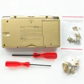 Scocca Nintendo DS Lite Oro Zelda + Kit