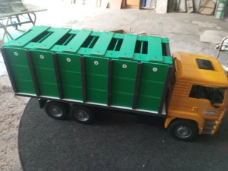 Camion Bruder Basurero Verde