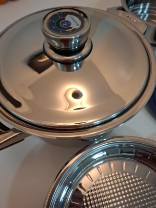 3 piezas Berghoff olla sarten NUEVO