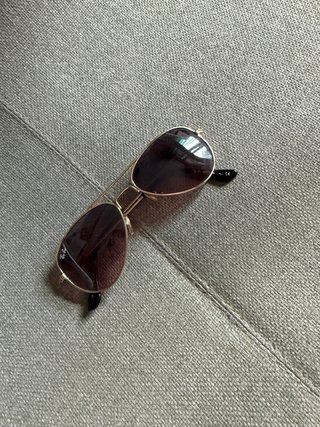 Occhiali da sole Ray-Ban Aviator Marrone/Oro per bambini