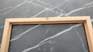 Cornice per quadro oro e legno
