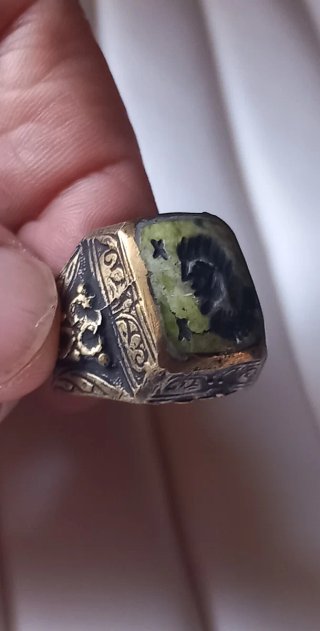 Anello sigillo afghano antico