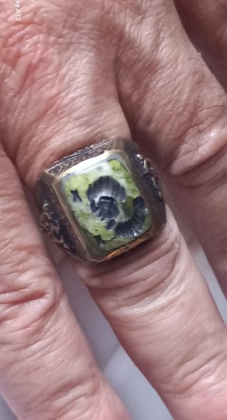 Anello sigillo afghano antico