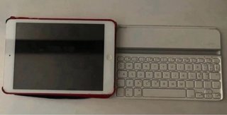 iPad mini Blanco + Teclado Logitech
