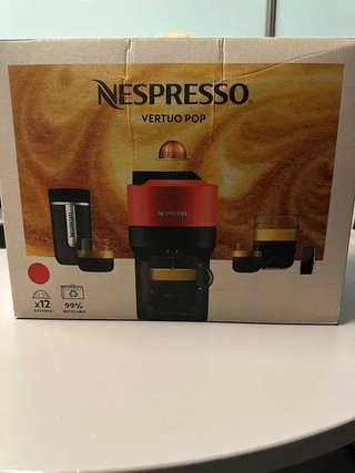 Máquina café Nespresso Vertuo Pop Vermelha