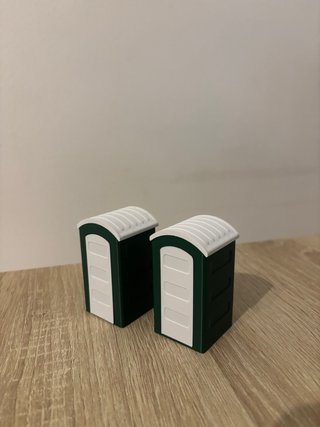 2x WC Portátil Escala 1:32