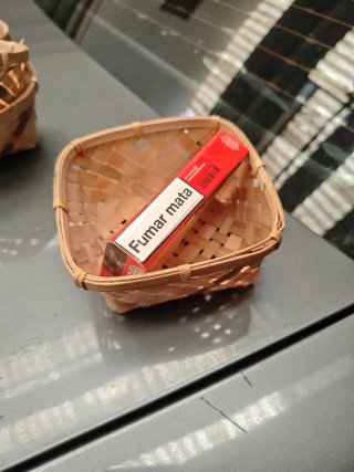 Cestitas de mimbre artesanales