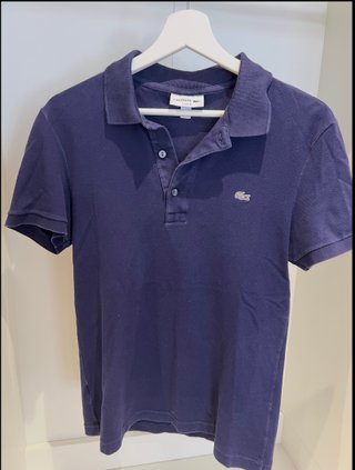 Polo Lacoste Azul Marino Talla M