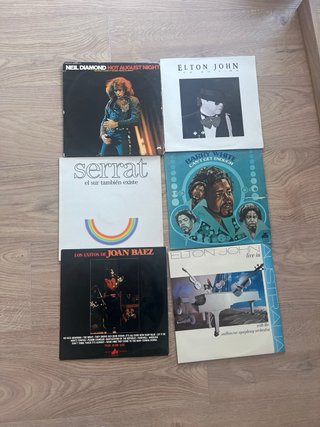 GRAN LOTE VINILOS 70s/80s ORIGINALES