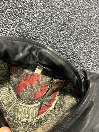Chaqueta Cuero Estilo Japonés Italia