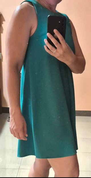 Vestido evasé Zara mujer
