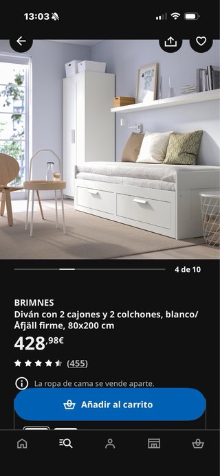 Cama Diván Brimnes Ikea