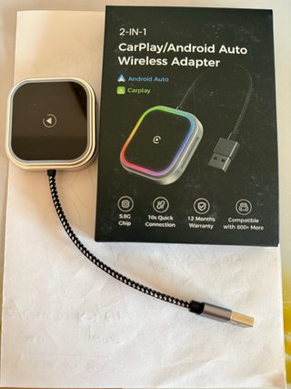 Adaptador CarPlay/Android Auto Inalámbrico